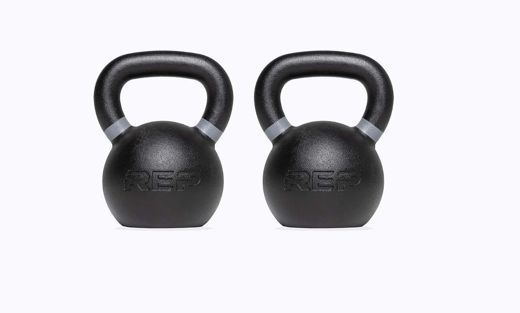 REP Fitness Kettlebell Set and Singles, 4kg to 24kg, 9lb to 53lb Weight Range, Cast Iron, Strength Exercise Training, Home Gym, Power Workout Equipment, Free Weights, Dumbbell Alternative