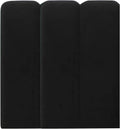 Tov Furniture Palani Black Velvet Wings - Queen or King (Set of 2)