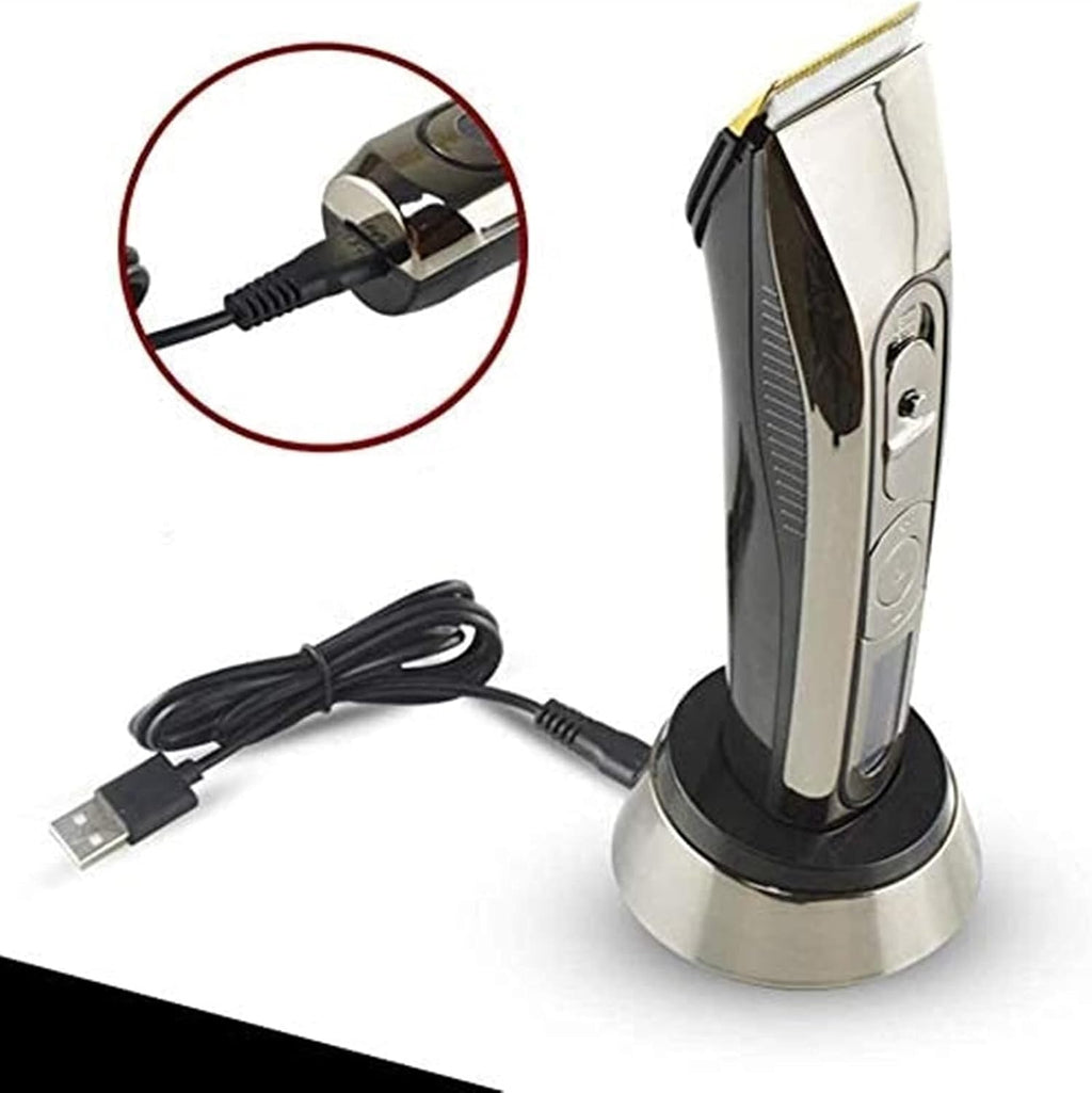 WEedsy Men's Hair Trimmer - Cordless Ceramic & Titanium Blade, Rechargeable, USB Charging, 4 Length Combs, Pet Friendly