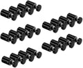 Side Clamp Standoffs 3/4' x 1', Edge Grip Sign Standoffs for Glass, Burglarproof Sign Standoff for Glasses