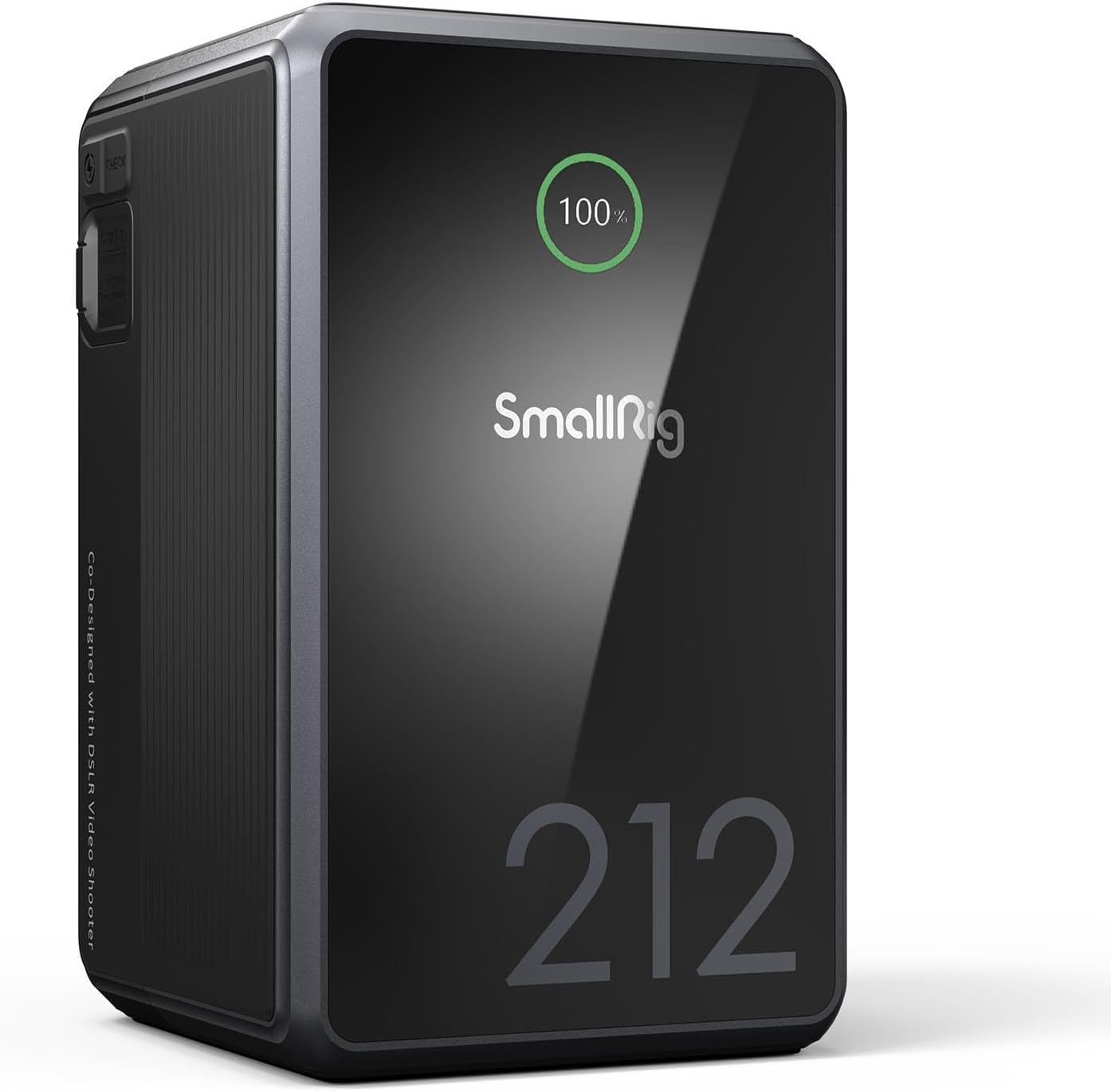 SMALLRIG V Mount Battery VB212, 212Wh / 14400mAh V Mount Battery with 140W Output, 2H Full Charge, with Dual USB-C, D-TAP, DC Port, Smart Digital Display for Video Light, Camera, Camcorder, Monitor