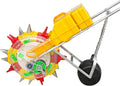 Lawn & Garden Spreaders, Manual Seeder Hand-Push Roller Seeding and Fertilizer Applicator Garden Seed Planter for Corn Soybean Peanut Cotton,7 Mouths (7 Mouths