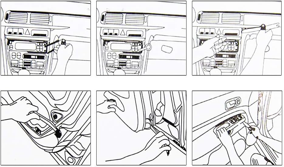 Auto Trim Removal Tool Kit, Set of 5 Pcs