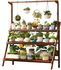 RUVOO Plant Stand Plant Holder Flower Stand Potting Tables for Outdoors Potting Bench Garden Potting Table Plant Stand Planter Shelves Plant Shelf Plant Rack