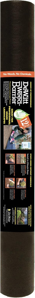 Pro 3 oz Landscape Fabric, Black, 6 x 300 Feet – Heavy-Duty Weed Control and Ground Cover for Gardens, Beds, Mulch, Outdoor Landscaping, and Yard Areas