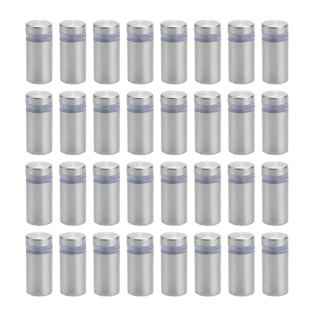 100 Packs Sign Standoff Screws Stainless Steel Wall Mounts Nail for Glass Artwork and Displays
