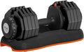 ATIVAFIT Adjustable Dumbbells Set of 2, 5–88LB Quick Adjust Free Weights with Double Safety Lock & Anti-Slip Steel Handle, Space Saving Home Gym Equipment for Full Body Strength Training
