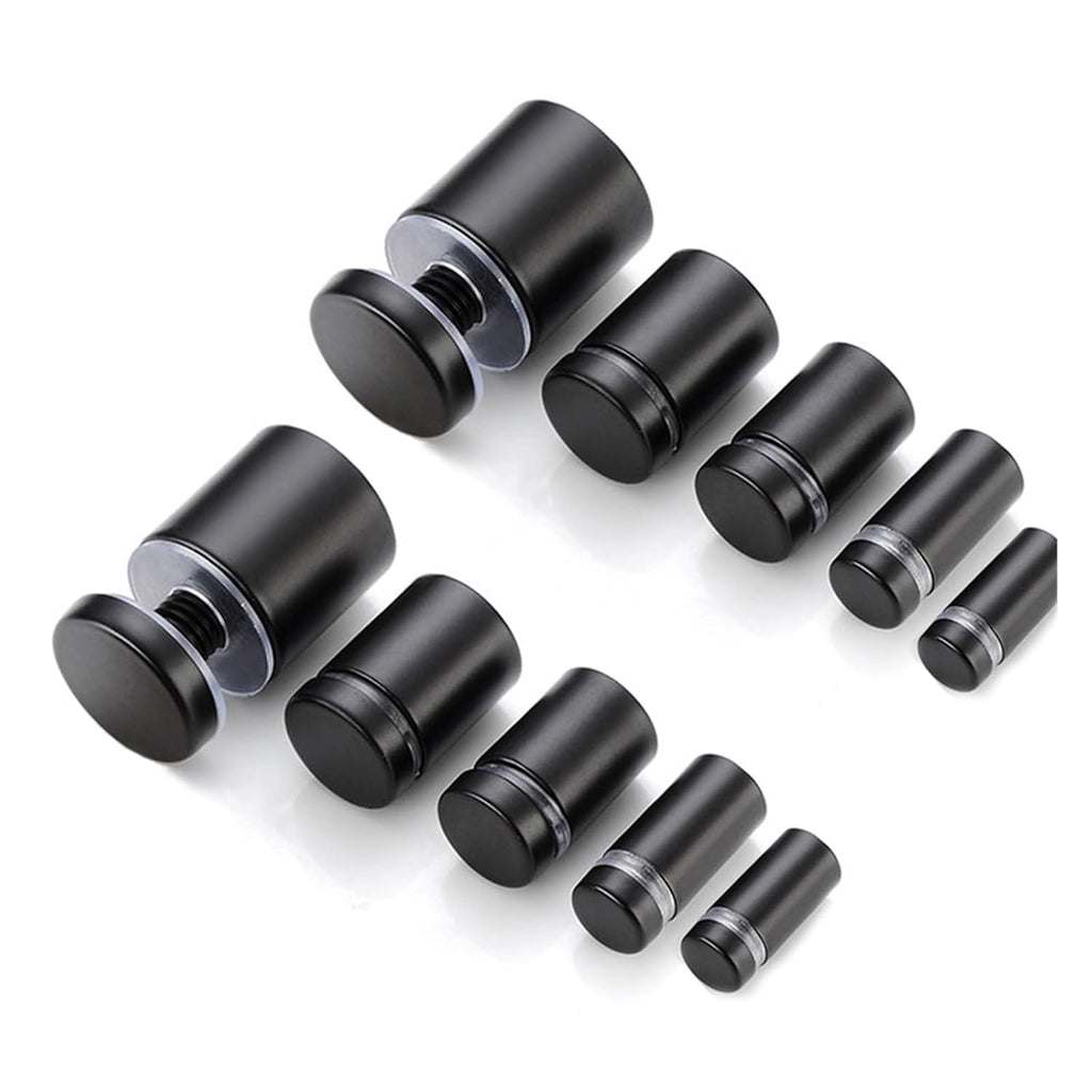 500PCS Stainless Steel Hollow Advertisement Nails Screws Sign Billboard Glass Standoff Pins Fixing Fastener Hardware(25X30mm)