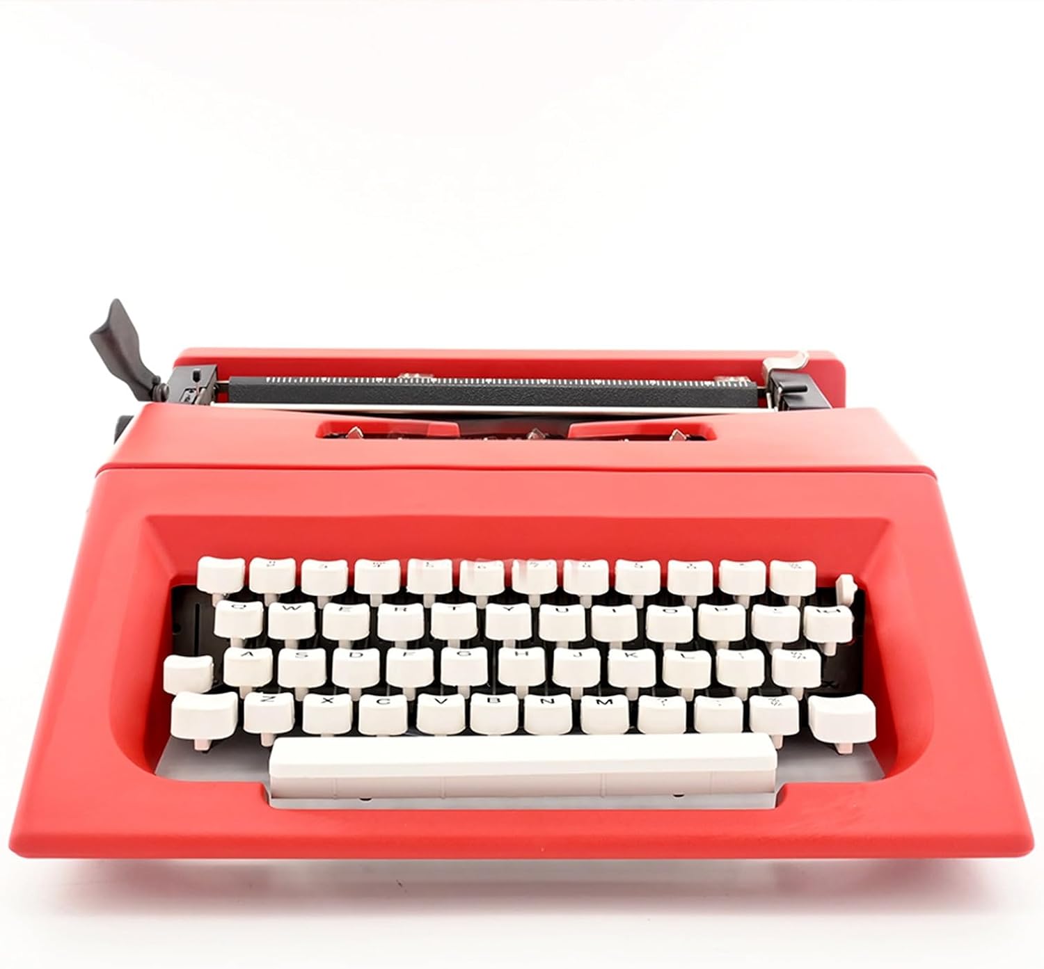 Classic Retro Manual Typewriter Decor, Vintage Finish Antique Typewriters for Notes, Literary Retro Collection Gift(Red)
