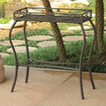 International Caravan Valencia Resin Potting Bench in Chocolate