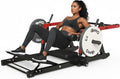 GMWD Hip Thrust Machine, 800LBS Plate-Loaded Glute Bridge Machine with Weight Holder, Heavy Duty Butt Exercise Equipment for Glute Muscles Building and Butt Shaping, Adjustable Footboard(R100LB