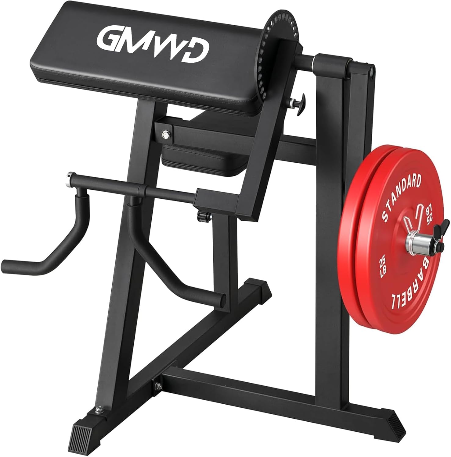 GMWD Bicep Tricep Curl Machine, 250LBS Plate Loaded Bicep Curls and Tricep Extension Machine, 2 in 1 Exercise Equipment for Home Gym Workout Station