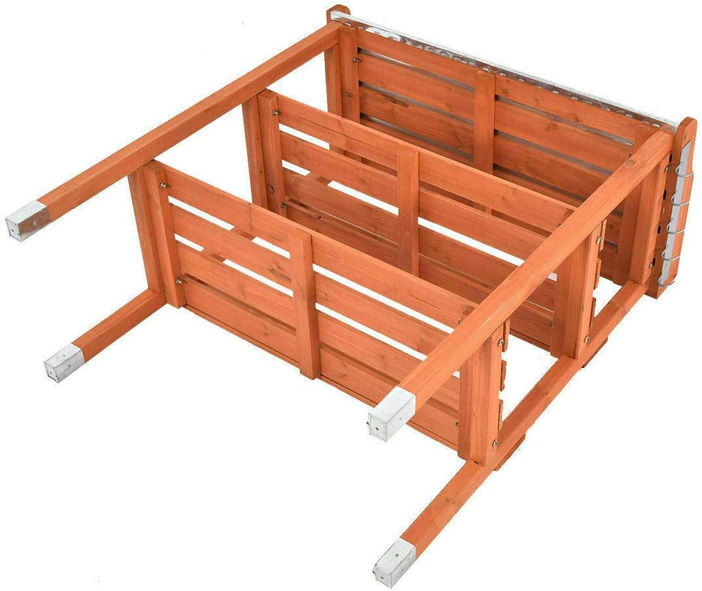 Multi-Function Desk Work Station Potting Bench Table Tool Shelf Storage Room Garage, Indoor Outdoor Garden Wooden Recessed Deck Potting Patio Balcony