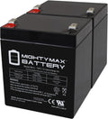 Mighty Max Battery 12V 5Ah F2 SLA Replacement Battery for Chamberlain 41A6357-1 - 12 Pack
