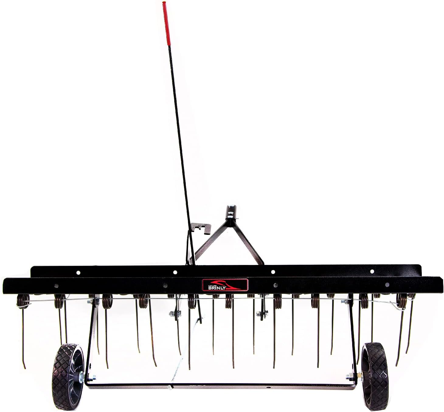 Brinly DT2-40BH2-P Premium Tow Behind Dethatcher with Pre-Assembled Tines, 40'