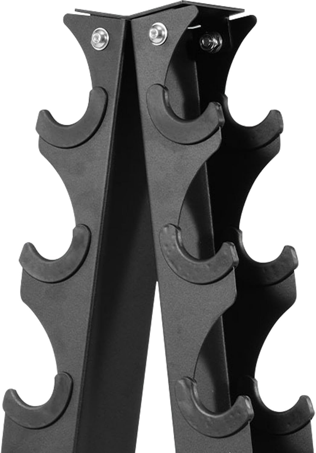BalanceFrom Neoprene Coated Iron Dumbbell Hex Weights Set with Stand – Color-Coded or Black Options with Non-Slip Grip for Strength Training, Resistance Workouts, and Home Gym Fitness