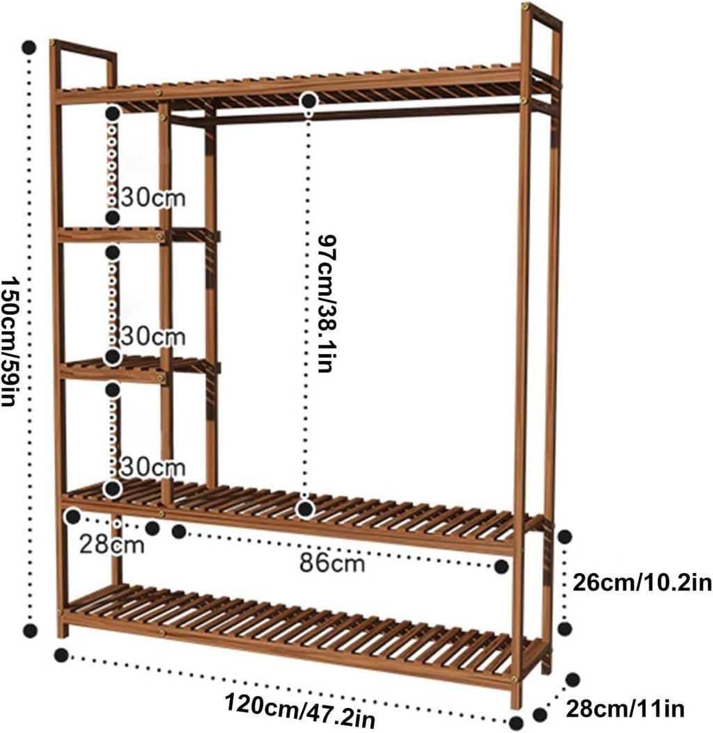 Potting Bench Table,Garden Potting Table, Plant Stand Indoor Outdoor Multiple Flower Display Stands Planter Rack Shelves for Corner Balcony Window Patio Living Room, 120x28x150cm