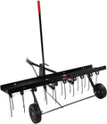 Brinly DT2-40BH2-P Premium Tow Behind Dethatcher with Pre-Assembled Tines, 40'