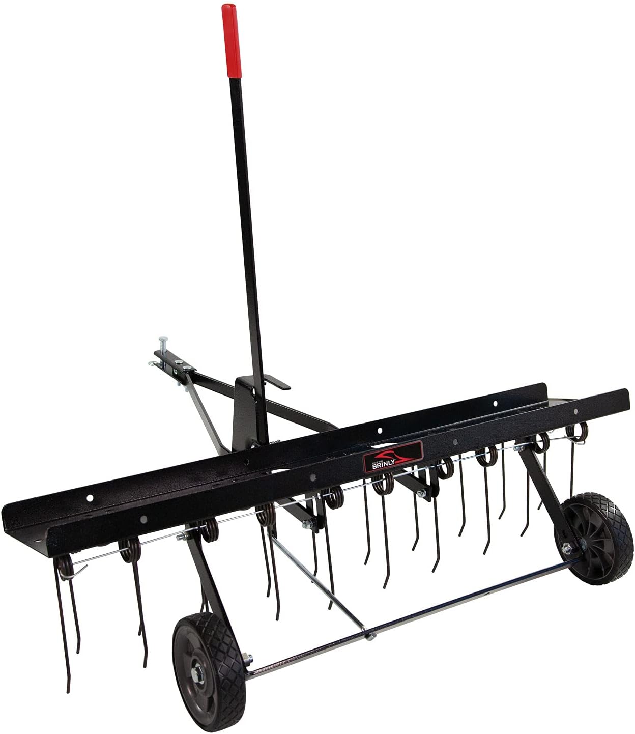 Brinly DT2-40BH2-P Premium Tow Behind Dethatcher with Pre-Assembled Tines, 40'