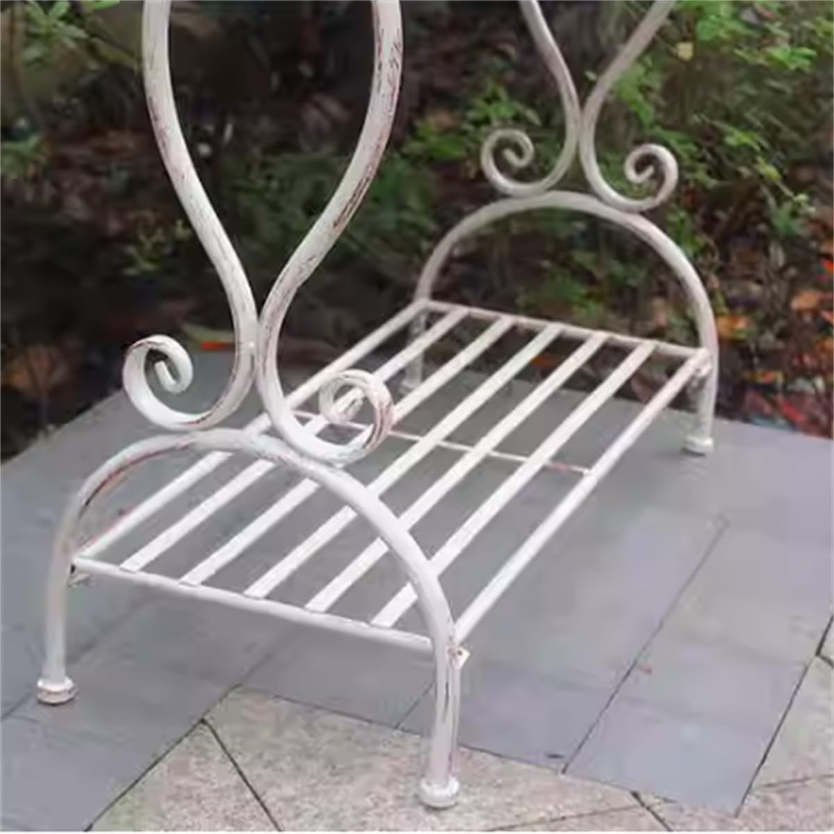 Garden Potting Bench Table, Garden Metal Flower Plant Stand,Multi-Layer Flower Pot Rack,Heavy Duty Tall Plant Shelf Flower Pot Holder,Garden Table Work Station,Green