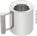 Heavy Mug, 304 Stainless Steel Weighted Mug 26Lb/ 13kg 400ml/13.53oz Overweight Dumbbell Heavy Cup Fitness Sports Water Cup Gym Workout Coffee Mug