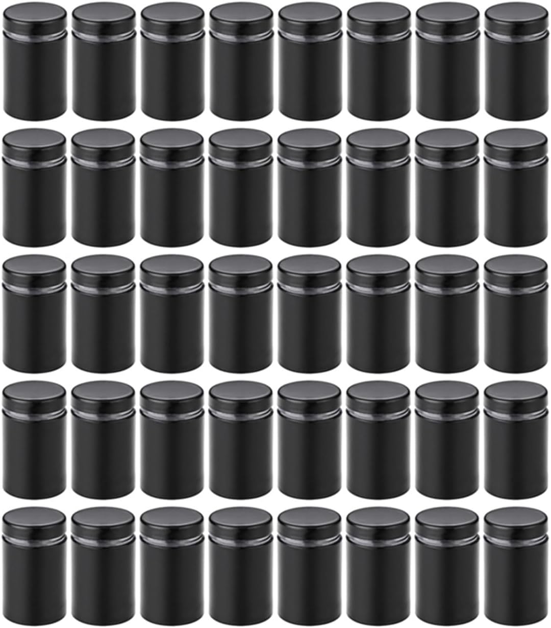 Standoff Fixings， 45 Pieces Standoff Fixings,12mmStainless Steel Advertising Sign Standoff Screws for Acrylic Picture Frame Glass Sign Standoff Nail Wall Mount(12x20mm)