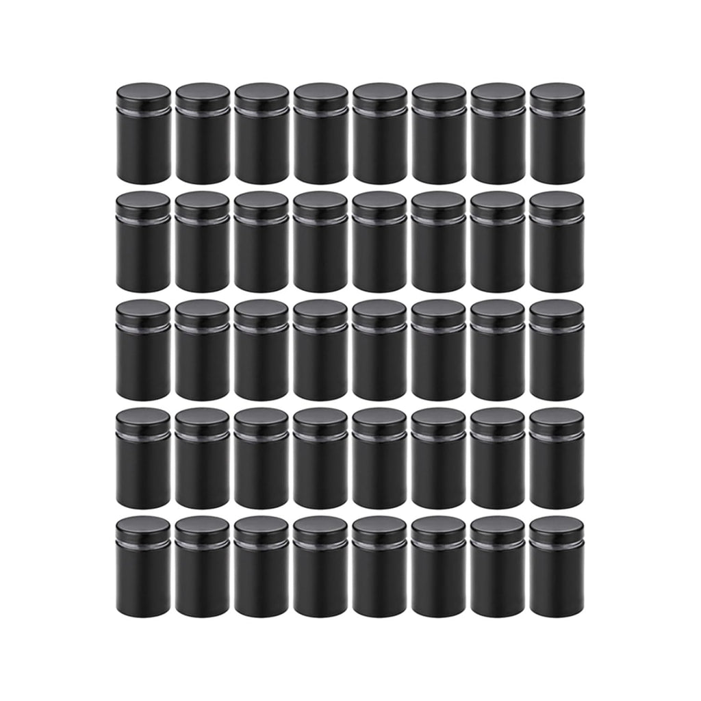 Stainless Steel Advertising Screws, 45 Pieces 12mmStainless Steel Advertising Sign Standoff Screws for Acrylic Picture Frame Glass Sign Standoff Nail Wall Mount(12x20mm)