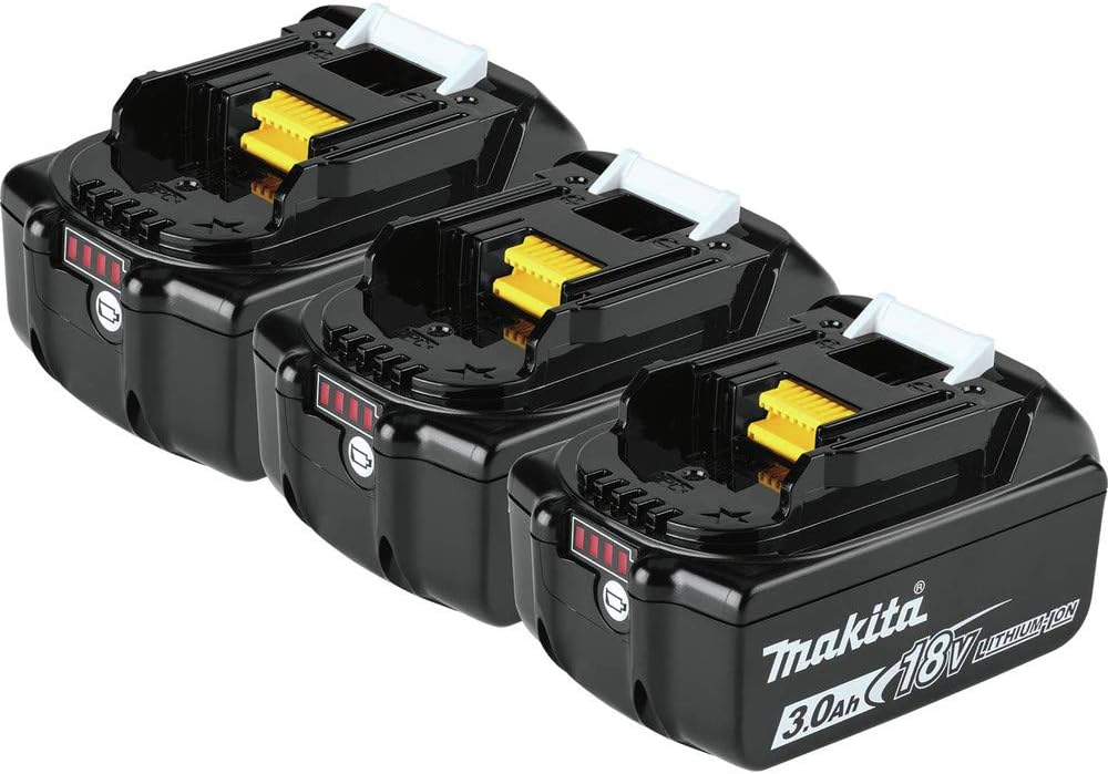 Makita BL1830B-3 18V LXT® Lithium-Ion 3.0Ah Battery, 3/pk