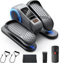 Gonex Under Desk Elliptical Machine Electric Seated Pedal Leg Exerciser Quiet Portable Fitness Exercise Equipment While Sitting with Remote for Seniors, 16 Adjustable Speeds Fully Assembled