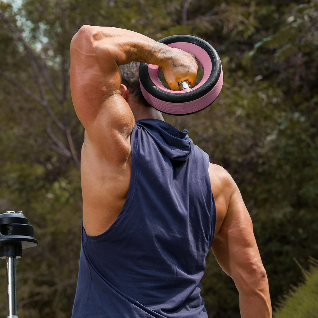 Dumbbell Weight Plates –Dual Purpose Ergonomic Fitness Equipment, Multifunctional Design for Strength Training, Full Body Workouts and Home Gym