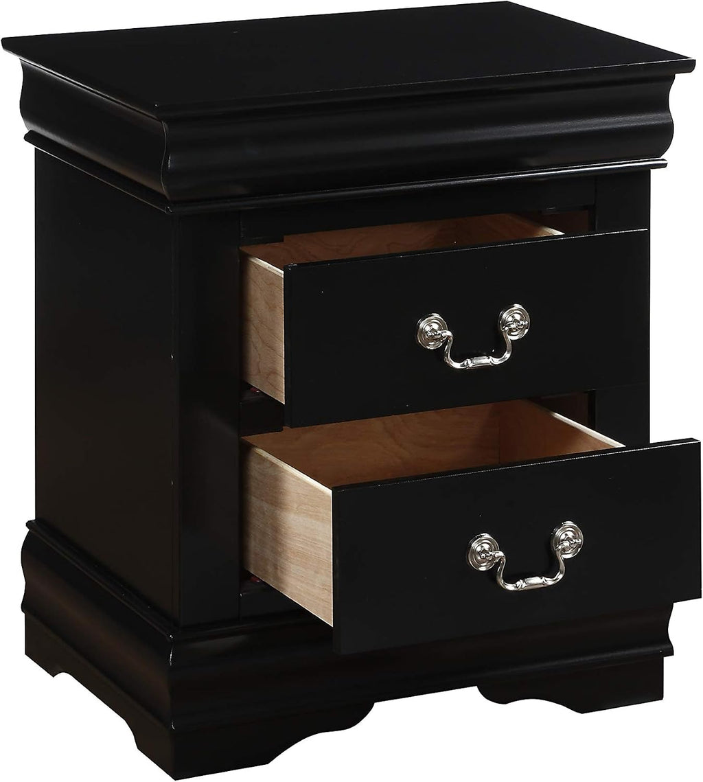 Black 2PCS Bedroom Set (E. King)