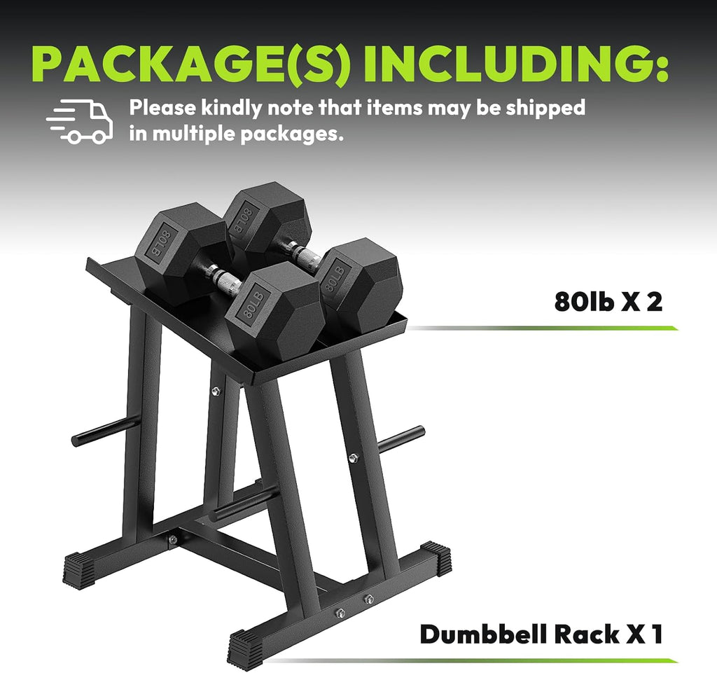 HANDBODE Dumbbell Rack, Adjustable Dumbbell Stand with 1 inch Plate Tree, Weight Rack with 500 LBS Capacity, Dumbbell Stand Holder for Adjustable Dumbbell Set, Compact Space-Saving Design for Home Gym