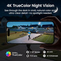 aosu T2 Ultra 4K Solar Outdoor Wireless Security Camera + 2k Wireless Doorbell Camera with Chime No Subscription Fees