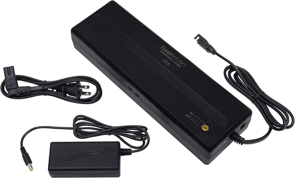 FreeMotion P75 7500 mAh Rechargeable Battery Pack for Sofa, Sectional, and Furniture Power Recliners with Power Supply