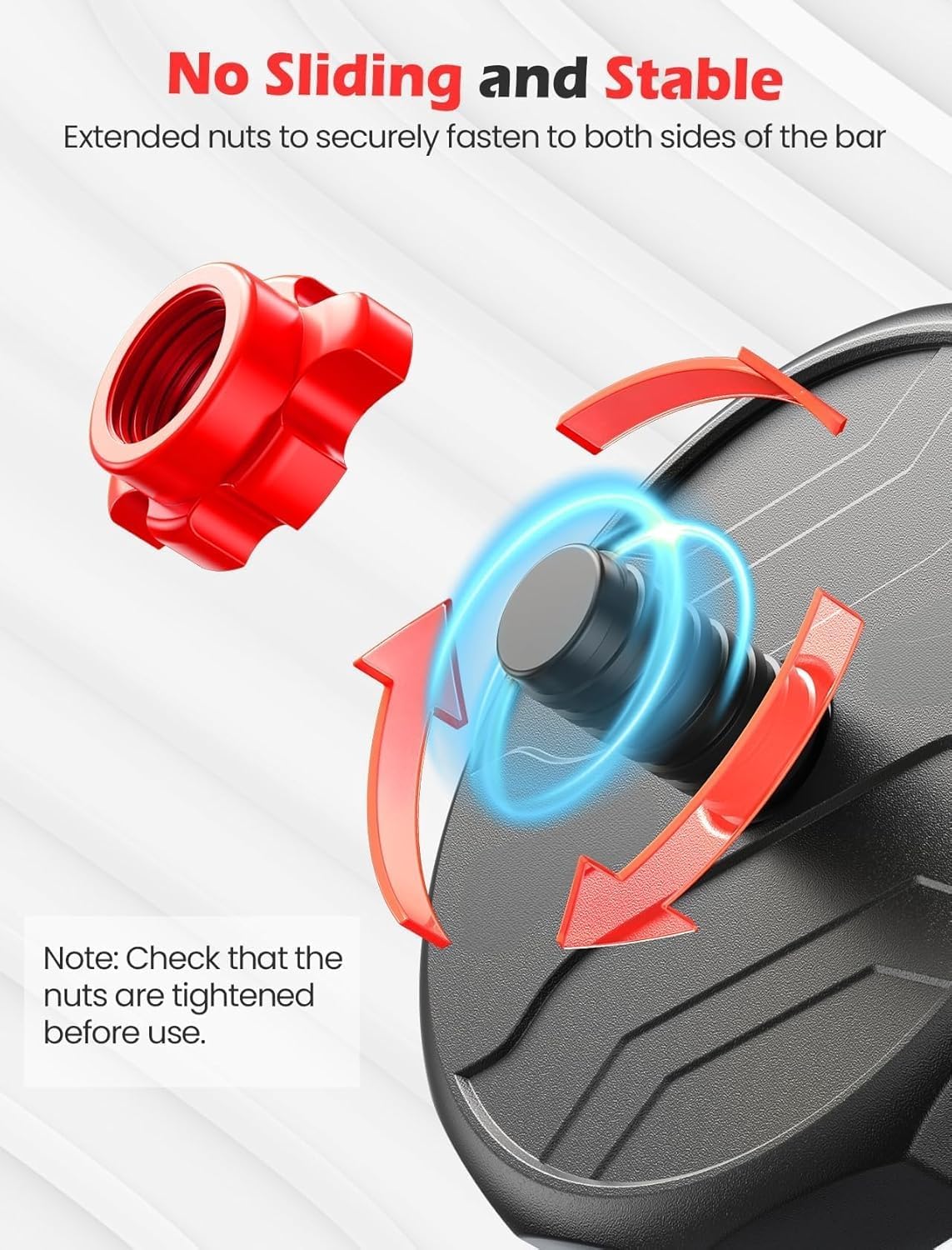 UKEEP Adjustable Dumbbells Set, 20/30/40/55/60/80lbs Free Weight Set with Connector, 2 or 3 in 1 Dumbbells Set Used as Barbell, Kettlebells, Fitness Exercises for Home Gym Suitable Men/Women