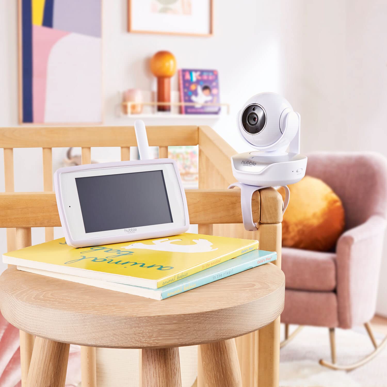 HUBBLE CONNECTED Nursery Pal Deluxe Smart Connected, Wireless, Wi-Fi Enabled Baby Monitor with Parent Unit Viewer