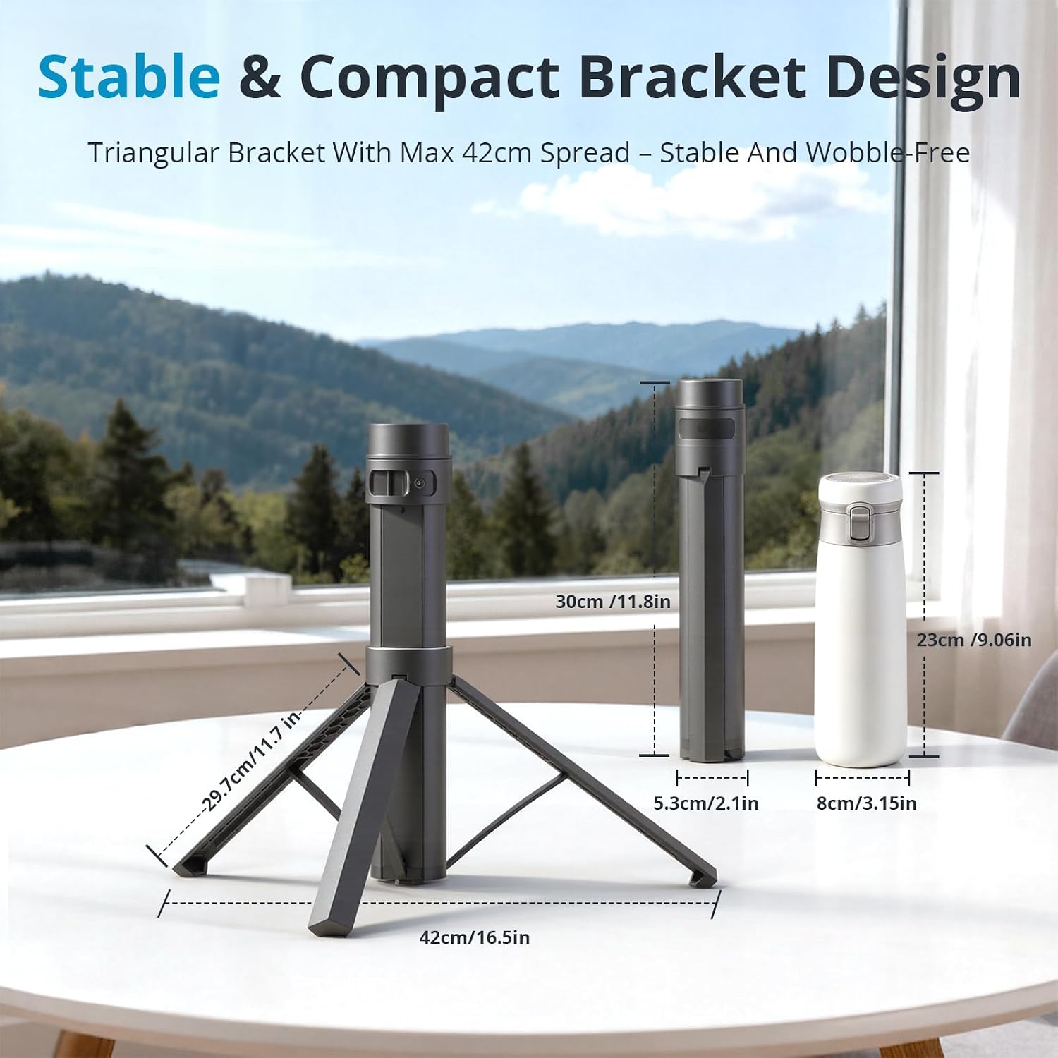 Starlink Mini Battery Pack, 164.25Wh/45,000mAh Power Bank | Up to 6-Hour Runtime of Stable Output, All-in-One Battery & Tripod Stand, IP67 Waterproof for Outdoor & Camping