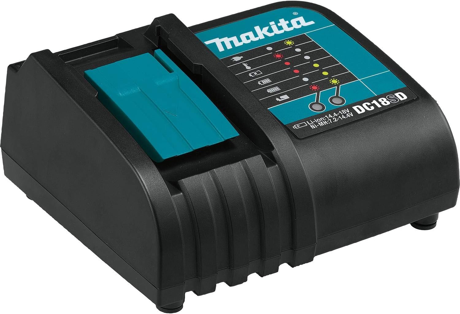 Makita BL1840BSC2 18V LXT® Lithium-Ion Battery and Charger Starter Pack (4.0Ah) | Includes Two 18V Lxt 4.0ah BL1840B Batteries and DC18SD Charger, Li-Ion, Charges in ≈90 Minute, Star Protection