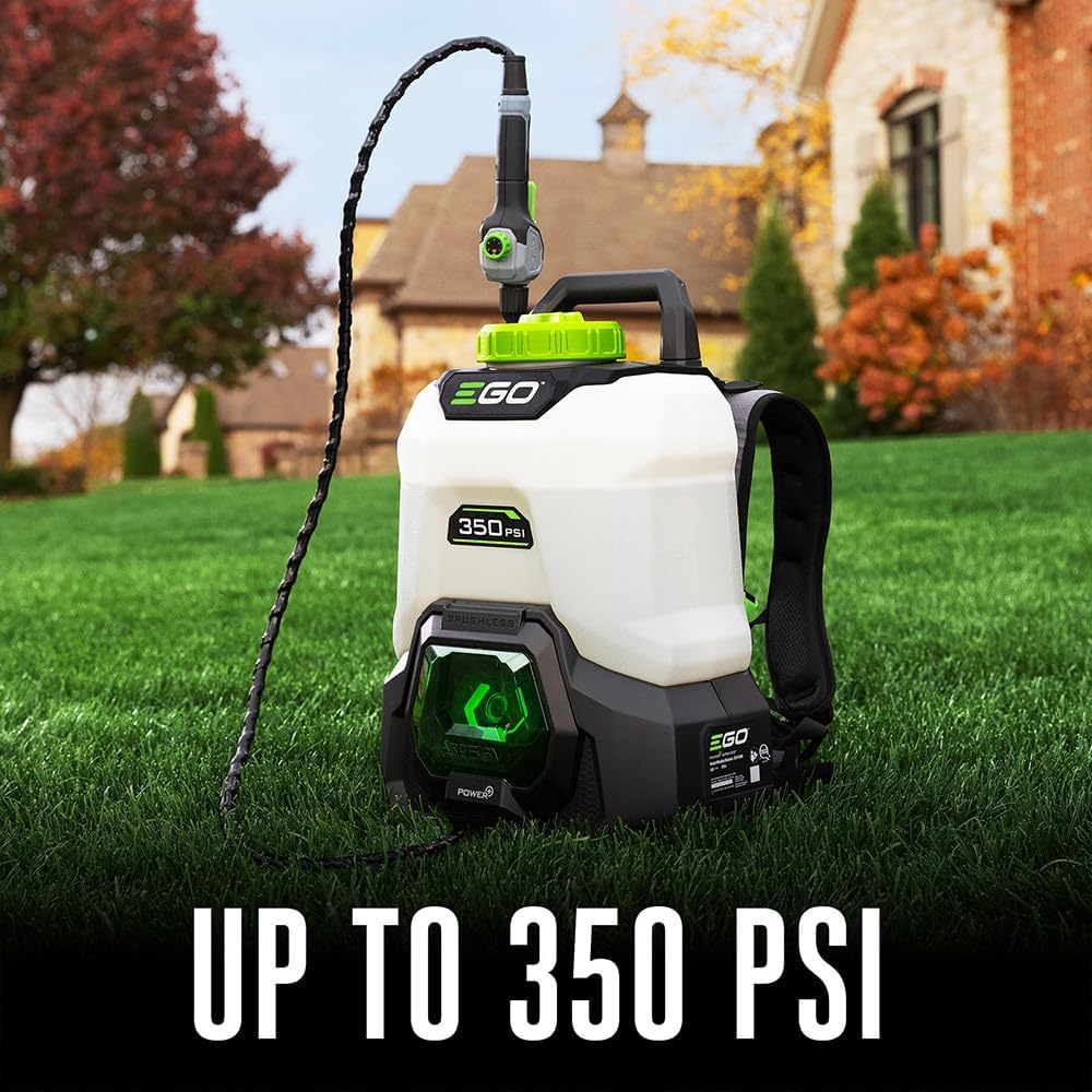 EGO Power+ 4 Gallon Cordless Backpack Sprayer, Battery and Charger not Included - BSP3500