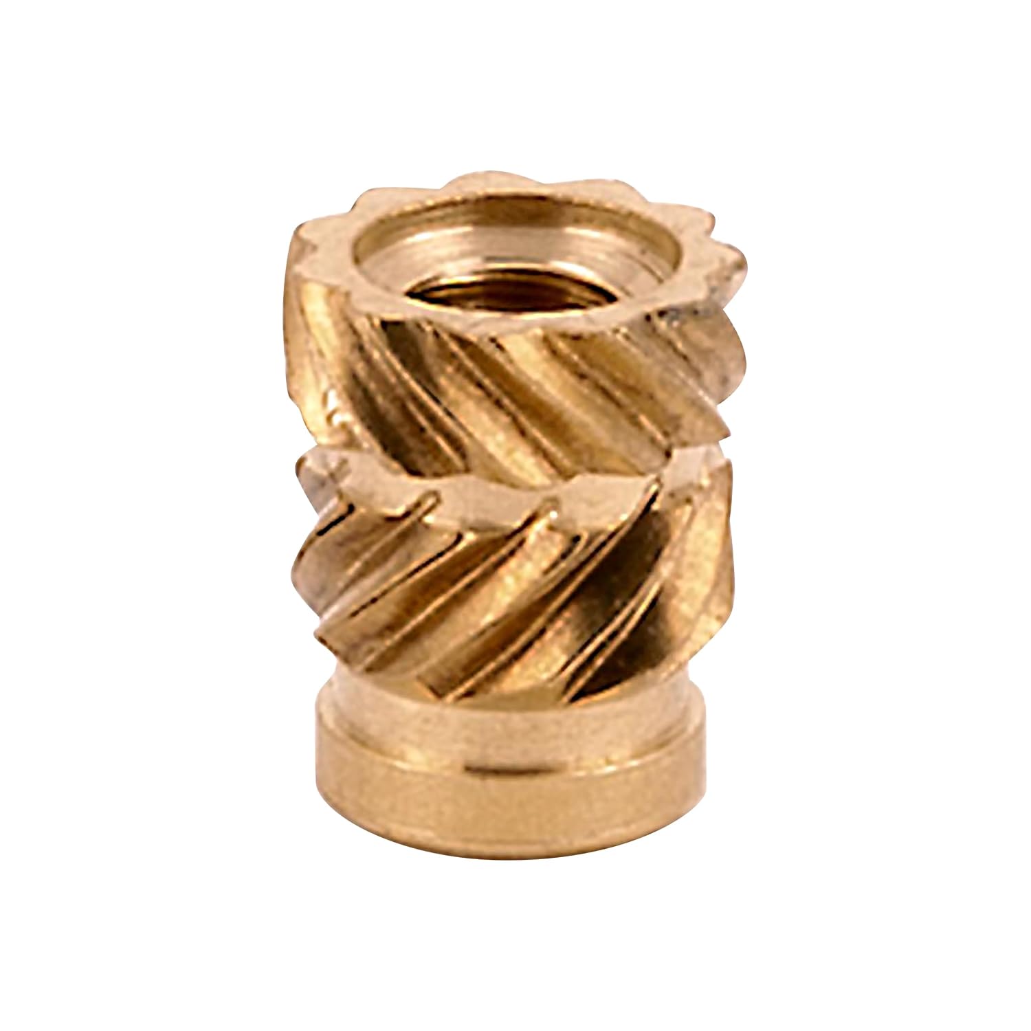 E-Z LOK Threaded Insert for Plastic Straight Flush Brass Thread Inserts 4-40 (Pack of 2000)