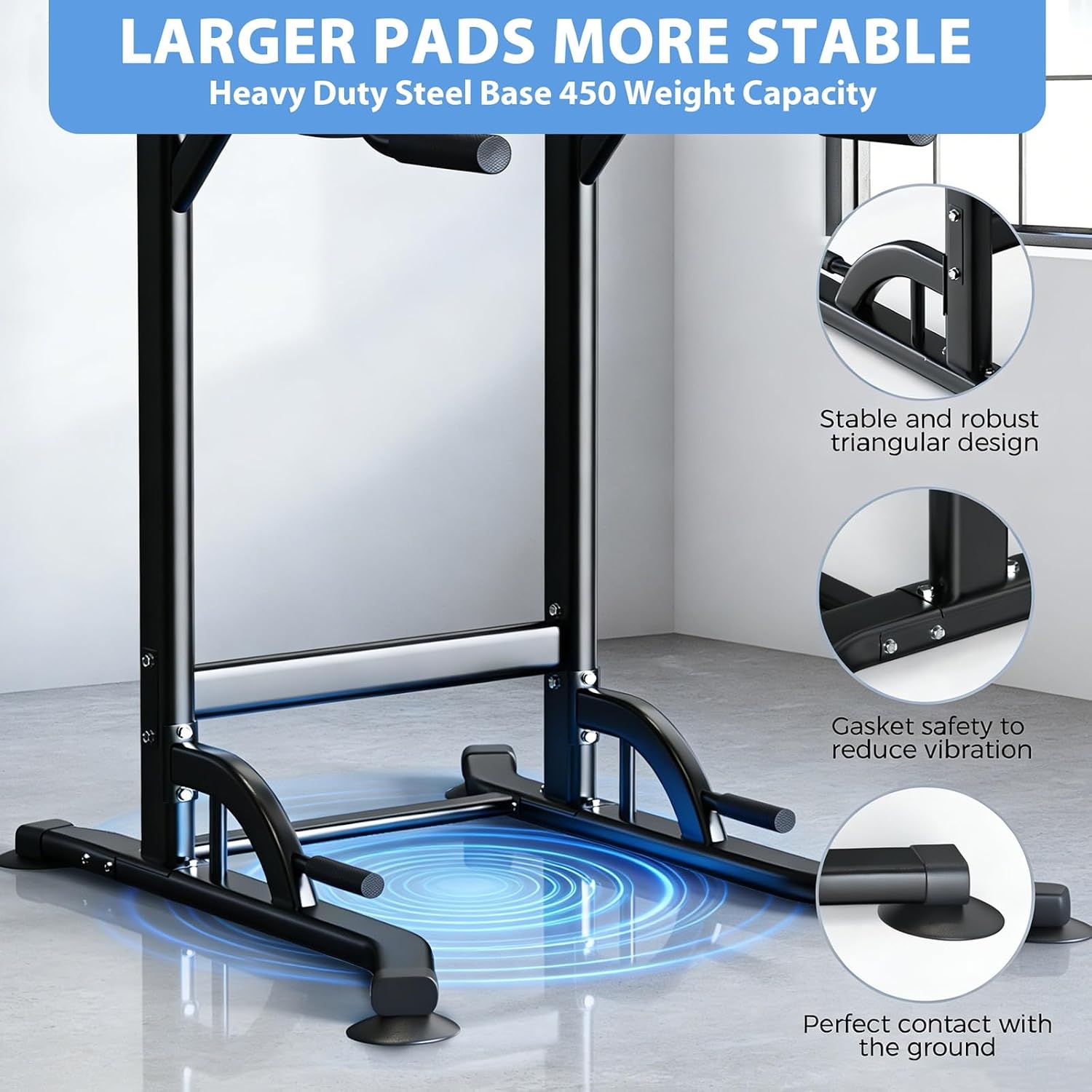 ZENOVA Pull Up Bar, Multi-Function Pull Up Dip Bar Station, Home Gym Workout Strength Training Equipment for Men Women Muscle Building