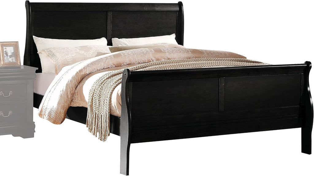 Black 4PCS Bedroom Set(E. King)