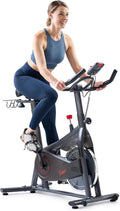 Sunny Health & Fitness Smart Magnetic Indoor Cycling Bike, Stationary Exercise Cardio Equipment, Free SunnyFit Training App