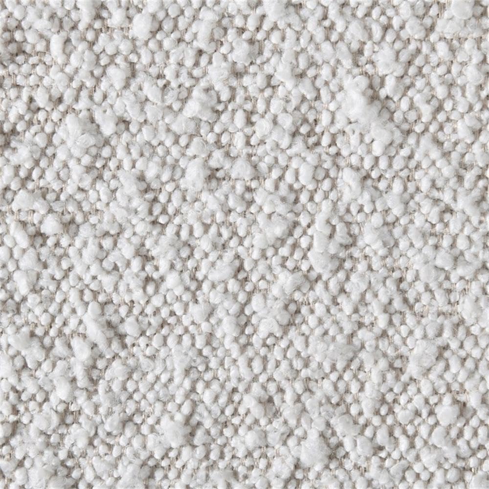 Pemberly Row Set of 2 8-Drawer Double Dresser & Cream Boucle Fabric Twin Bed