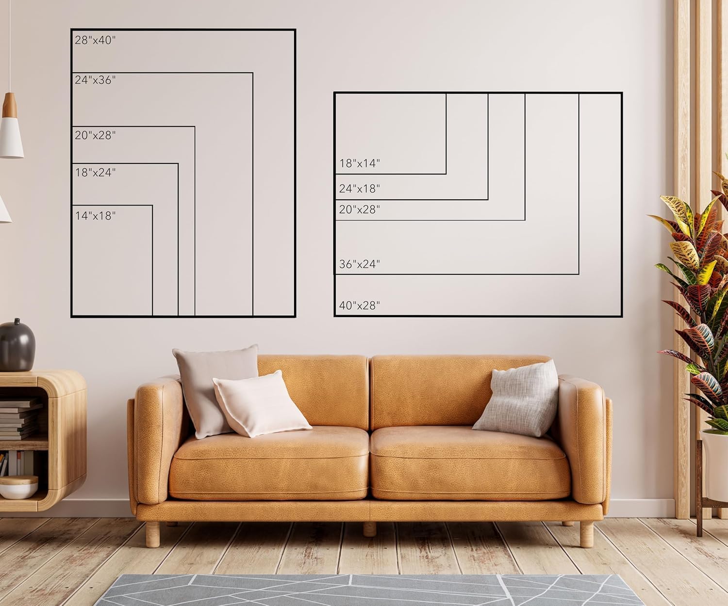 Oversize Acrylic Premium Calendar for Wall - Home Office Monthly Glass - Customizable Thick Clear Dry Erase Board - Calendar 2026 Dry Erase Planner (Gold Standoff, 40'x28' (XLarge))