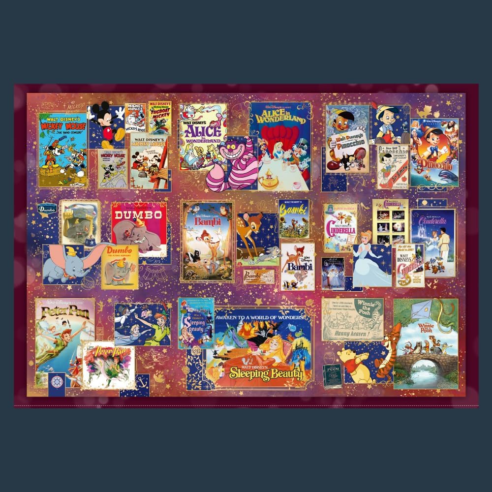 Trefl 13500 Piece Jigsaw Puzzle Golden Age of Disney Prime 78'x54' Large Jigsaw, BIO, ECO, Collage with Disney Characters, Creative Fun for Adults and Children from 14 Years Old