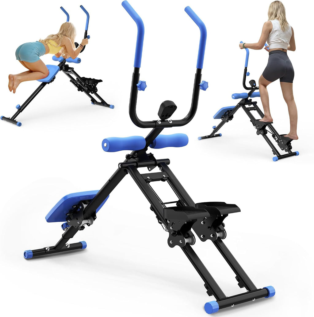 KINMAC 2 in 1 Stair Stepper & Ab Workout Machine - Multi-Function Trainer-Upgrade High-Efficiency Stairmaster & Ab Trainer Machine Full-Body Exercise Equipment for Home Gym Exercise