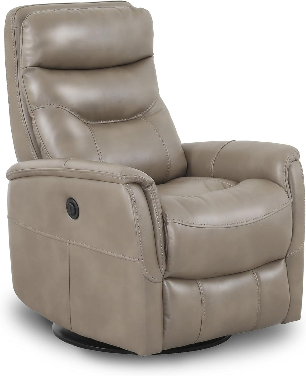 Parker Living Gemini - Linen Power Swivel Glider Recliner Two Pack in Soft Linen Fabric Reclining Nursery Chairs with 90% Polyester and 10% PU for Comfortable Nursing