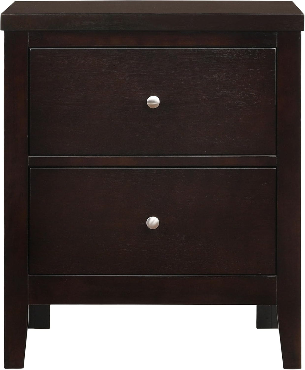Coaster Home Furnishings Carlton Contemporary 4-Piece Bedroom Set Leatherette Upholstered Full Size Panel Bed Frame 51-inch Headboard Cappuccino 202091F-S4