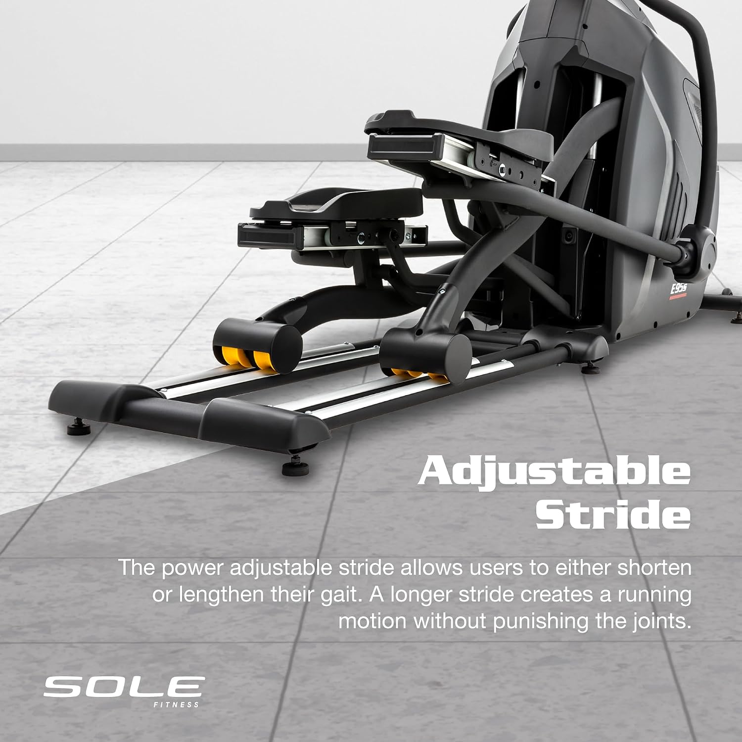 SOLE Fitness Elliptical Exercise Machines, Models E25, E35, E95, E95S, E98, Elliptical Machines for Home Use, Home Exercise Equipment for Cardio Training, Work from Home Fitness Stepper Machine